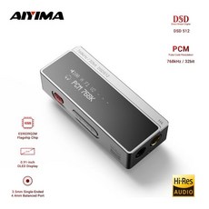 앰프 블루투스 AIYIMA H4 HIFI 휴대용 헤드폰 USB DAC AMP ES9069Q PCM768 DSD512 4.4mm