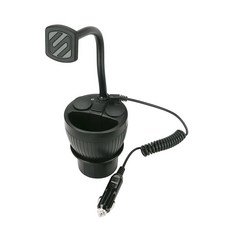 자동차 컵홀더용 마그네틱 휴대폰 거치대 360도 회전 조절 넥 범용 스마트폰 마운트, Cup Holder w/ Power, 1 Pack