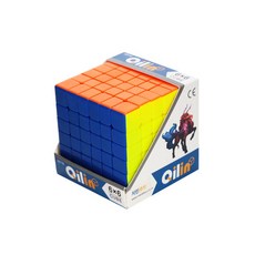 퍼즐피플 2x2 큐브 3x3큐브 4x4 블럭 퍼즐 모음, 치린 6X6 두뇌개발 큐브, 1개