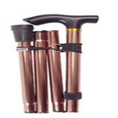 채움박스 접이식 폴스틱 등산용스틱, 블랙