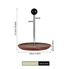 불독 트레이 거실 현관 장식 테이블 오브제, 04 Large Black Ball