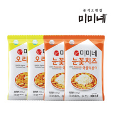 미미네 오리지널 국물떡볶이 2봉+눈꽃치즈 2봉 (12인분), 1.19kg, 2세트