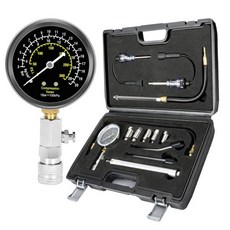 13개 압축 테스트기 및 점화 플러그 - 300PSI 엔진 실린더 게이지 자동차 공구 USA, Senior
