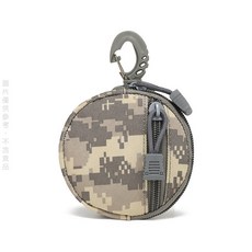 限時購 戶外旅遊防潑水耐磨小包零錢包掛載附件包鑰匙包外出便攜商務登山時尚潮流新款包包2024新款GHHV, ACU, 1個