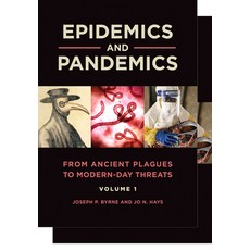 (영문도서) Epidemics and Pandemics [2 Volumes]: From Ancient Plagues to Modern-Day Threats Hardcover, Greenwood, English, 9781440863783