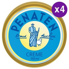 페나텐 수딩 운드 프로텍션 크림 아기용 150ml 4개 Penaten Soothing Wound Protection Cream