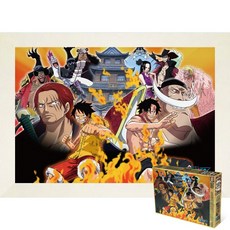 퍼즐피플 원피스 직소퍼즐 500피스 시리즈, 형제의 멘토 500P 액자포함(우드화이트), 1개