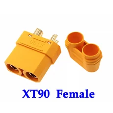MR60 MR 60 Lipo ESC RC 모델용 외장 3.5mm 황동 금도금 방화 여성 남성 3 코어 커넥터, 13 XT90 Female