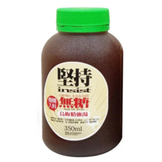 信義鄉農會 無糖烏梅精強湯 350ml - 台灣在地古法熬製、生津止渴、健康無負擔, 1個