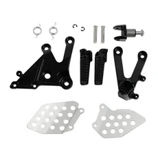 호환 혼다 CBR 600RR RR 2003-2006 2004 용 오토바이 앞 발판 발 페그, 02 Black