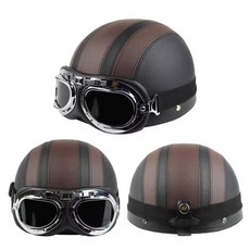 반모 고글모 스쿠터 여름 미군모 오토바이 바이크 하이바 안전모 여성 전동킥보드 제품 헬멧 남성, 15. 실버 미러 버블