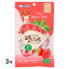 포켄스 과일퓨레 펫디저트 7p, 딸기맛, 105g, 3개