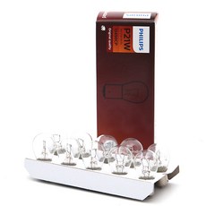 필립스 브레이크등 후미등 싱글전구 1박스 24V 21W, P21W, 10개