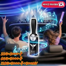 차량용 음악 usb 자동차 용품 무선 카플레이 5000곡 노래 음악 모음집, 1개, 32GB