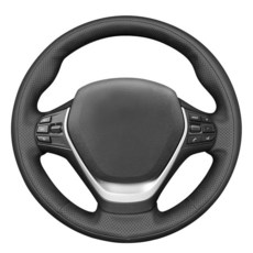 MEWANT BMW 2 시리즈 F22/F23 2014-2020/3 시리즈 F30/F34 2012-2018/4 시리즈 F32/F33/F36 2014-2020용 핸드 스티치 3D, 20:3D 스타일(블랙 PU 가죽)