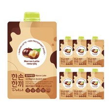 한손한끼 쁘띠 프로틴 단백질 쉐이크 밤라떼맛, 7개, 40g