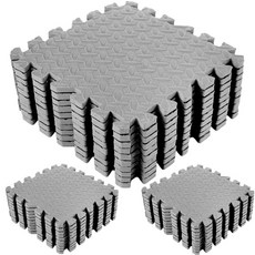 틱앤톡 펫샵 반려동물 미끄럼방지 퍼즐매트 30p, 그레이