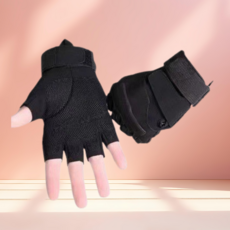 메이드굿 손목보호 스트랩 헬스장갑, 1개, 검정