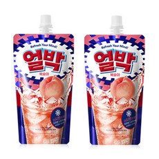 동아제약 얼박 얼음박카스 얼려먹는 복숭아 맛 음료 210ml 10개입, 10개
