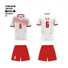 배구유니폼세트 남녀공용 전문 경기훈련 팀복 맞춤제작 디지털프린트, HP026 모델(인쇄 가능)