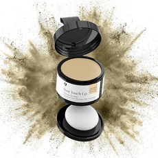 LEWEDO 헤어라인 파우더 24H 얼룩 방지 루트 터치업 헤어 컬러 그레이 커버리지 대머리 스팟 컨실링 섀도우 여성 남성용 자연스러운 룩 라이트 브라운 [호환], 라이트 골드, 1