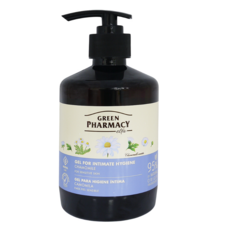 GREEN PHARMACY 草本私密處保養潔膚沐浴露-洋甘菊, 370ml, 1瓶