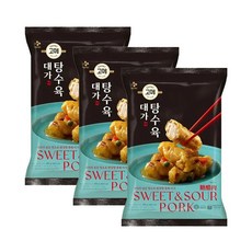 고메 바삭쫄깃한 탕수육 450g 3봉 간편요리 식품, 3개
