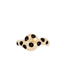 베아본지아스카 콘키 웨이브 9K 옐로 골드 링