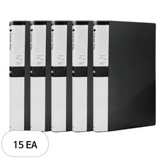 영오 인덱스 PP 레버파일 A4, 흑색, 15개