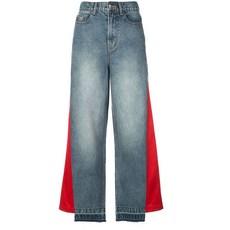 하쿨라 하이브리드 패치워크 와이드 진