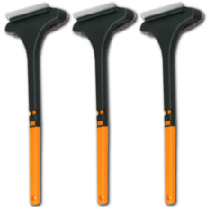 디뷰엣 2 in 1 방충망 청소솔 먼지 제거 스퀴지, 3개, 오렌지