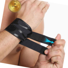 착붙 손목보호대 1P / 손목고정 일상 아대 밴드 OC_0211TG, 블랙, 본상품선택