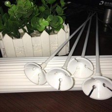 휴대용 풍선 스틱 장식 스탠드 꽃꽂이 공예 파티 장식용 홀더, 1개, 3. 40cm 막대 100개 지지대 없음