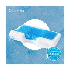 2개세트 스르르 시원한 냉감 쿨젤 메모리폼 경추베개 두피열 깊은잠, 2개세트 스르르 시원한 냉감 쿨젤 메모리폼 경추베개 두