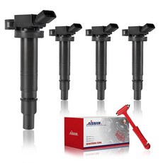 AISHAN 토요타 4러너 캠리 FJ 크루저 매트릭스 솔라라 타코마 툰드라 사이언 xB 렉서스 IS F GS F RC F 5.0L V8과 호환되는 점화 코일 팩 4개 세트, UF495*4, 1개