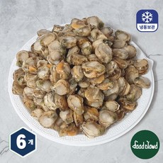 순살 가리비 1kg 자숙 가리비살 냉동, 6개