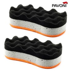 파보니 2in1 세차 스폰지 1P 2개(엠보싱 세차 스펀지) han+868YN