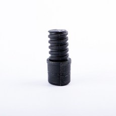 拖把桿手柄配件 鋁合金螺紋頭 伸縮桿零件, 1個, 螺紋頭 塑膠 22mm