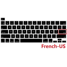 Macbook Pro 16 2019 A2141 용 소프트 키보드 스킨 Macbook Pro16 A2141 필름 용 EU 미국 프랑스어 러시아, 05 French US