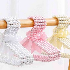 헌군 강아지 진주옷걸이 반려동물 애견 미니 고양이 애묘 의류 행거 반려견옷걸이, 아이보리, 1개