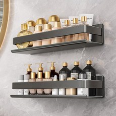 무타공마켓 무타공 결합식 모던 욕실선반, 그레이, 1개