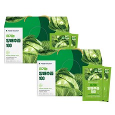 푸드버킷 국내산 유기농 양배추즙 100, 3L, 2개
