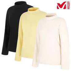 국내매장정품 밀레 여성 티셔츠 간절기 기모 LD 보네트 반하이넥 티셔츠_MVTFT822 밀레여성티셔츠 긴팔 엄마옷 아웃도어여성
