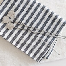 실버 코인 하이볼 머들러 칵테일 머들러, 1개, 스테인레스