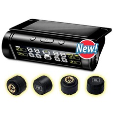 태양광 USB 충전 타이어 센서 알람 모니 LCD MPV SUV 모드 업데이트 화면이 켜기 컬러 끄기 시스템 TPMS 자동 압력 있는 RV용, M, T1