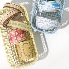 윌리마켓 소품 바구니 귀여운수납바구니, 블루