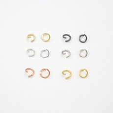 내경 6mm 금속 오링 O링, 화이트실버, 10개