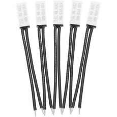 5pcs KSD9700 온도 55C131F 일반 폐쇄 스위치 열 보호기 N.C. 10A 250V 전기 제품 모터 장비용 플라스틱 컨트롤러, 150°C/302°F, Plastic