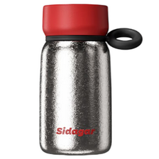 스타플러스 순티타늄 데일리 보온 텀블러, 실버 샤인 레드 리치, 1개, 350ml