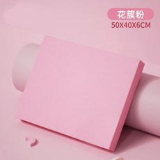 균형 사각 매트 50x40x6cm 필라테스 패드 요가 홈트 헬스장 두꺼운운동매트 밸런스 체, 1개, J. 벚꽃 핑크 대형 50x40x6cm